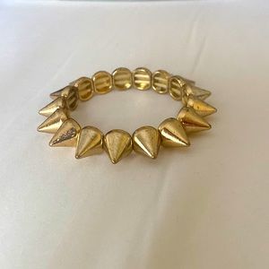 gold spiky bracelet
